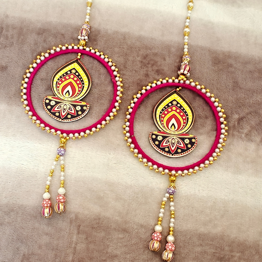 Diya MDF Beaded Latkan