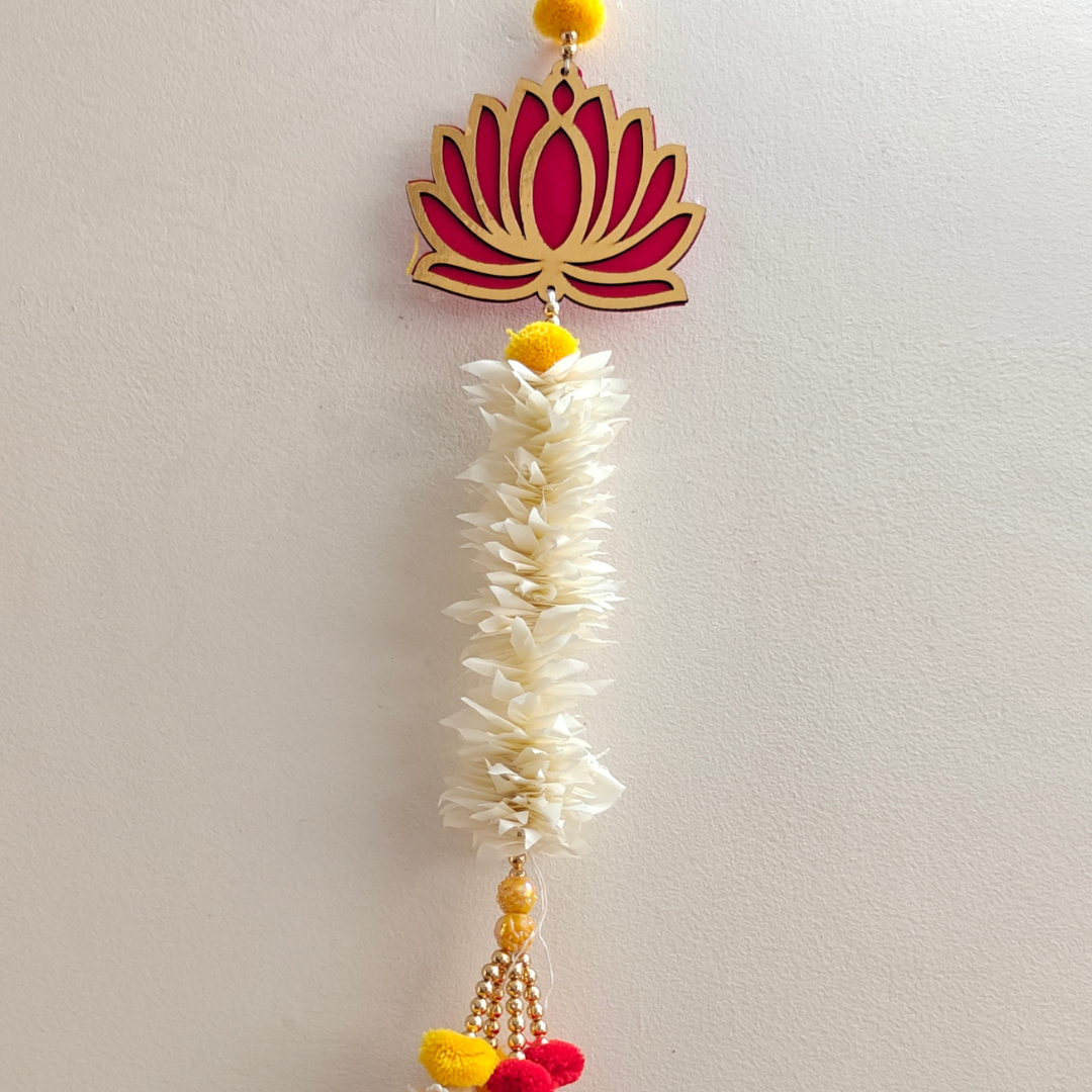 Lotus Handmade Beaded Latkan