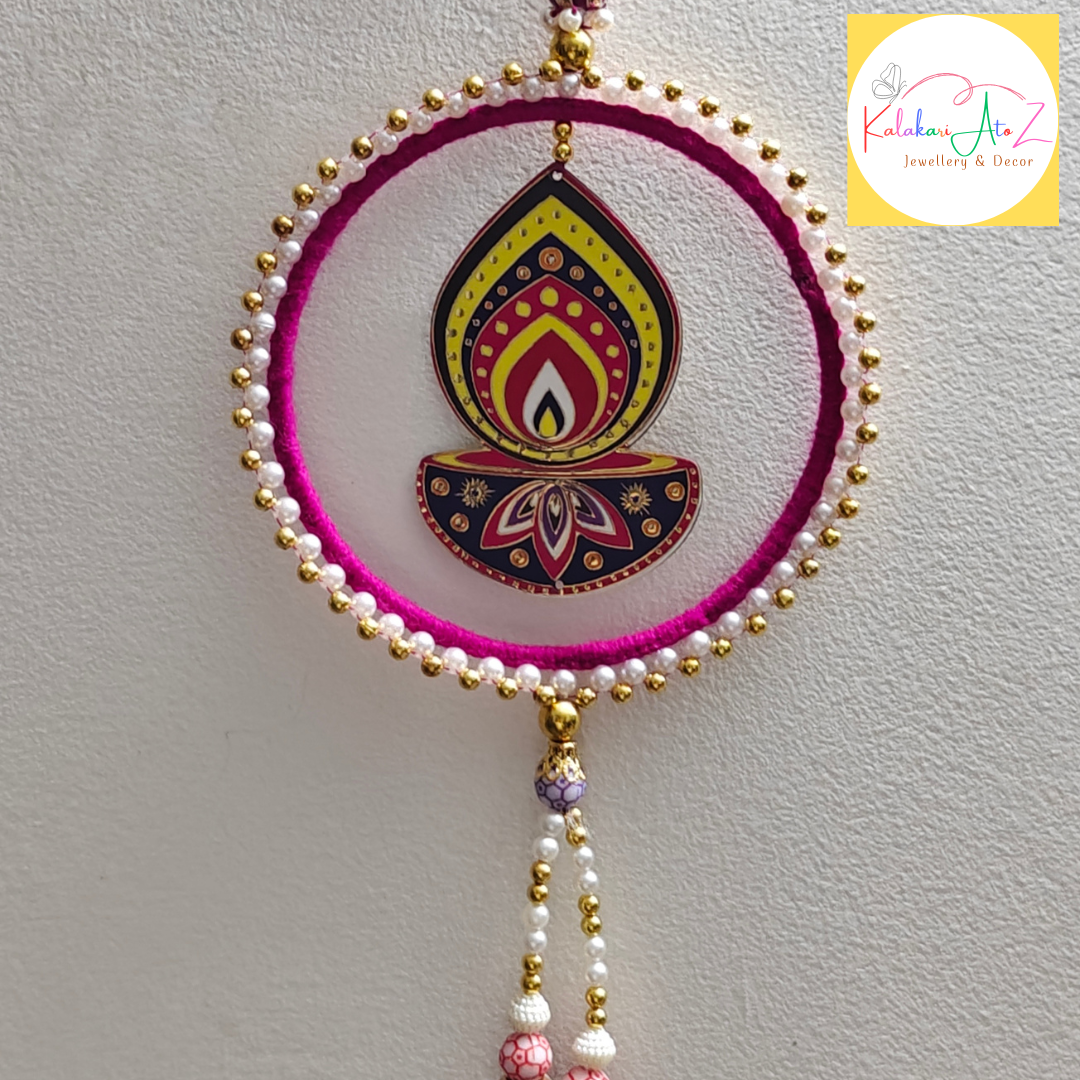 Diya MDF Beaded Latkan
