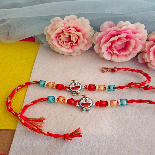 Kids Rakhi - Doraemon Combo set of 2 Rakhis