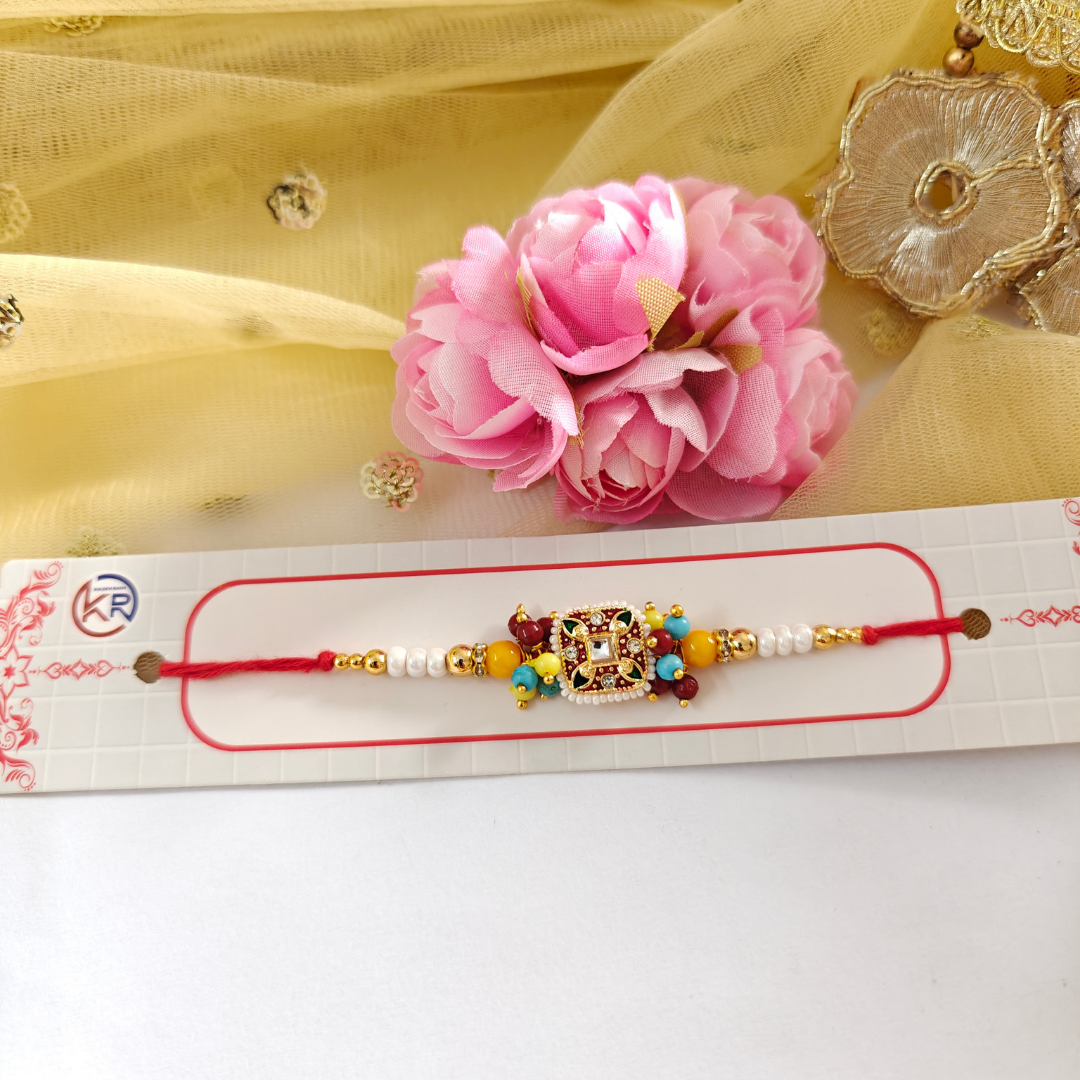 RAKHI - Kundan Charm Set of 1 (RK007)