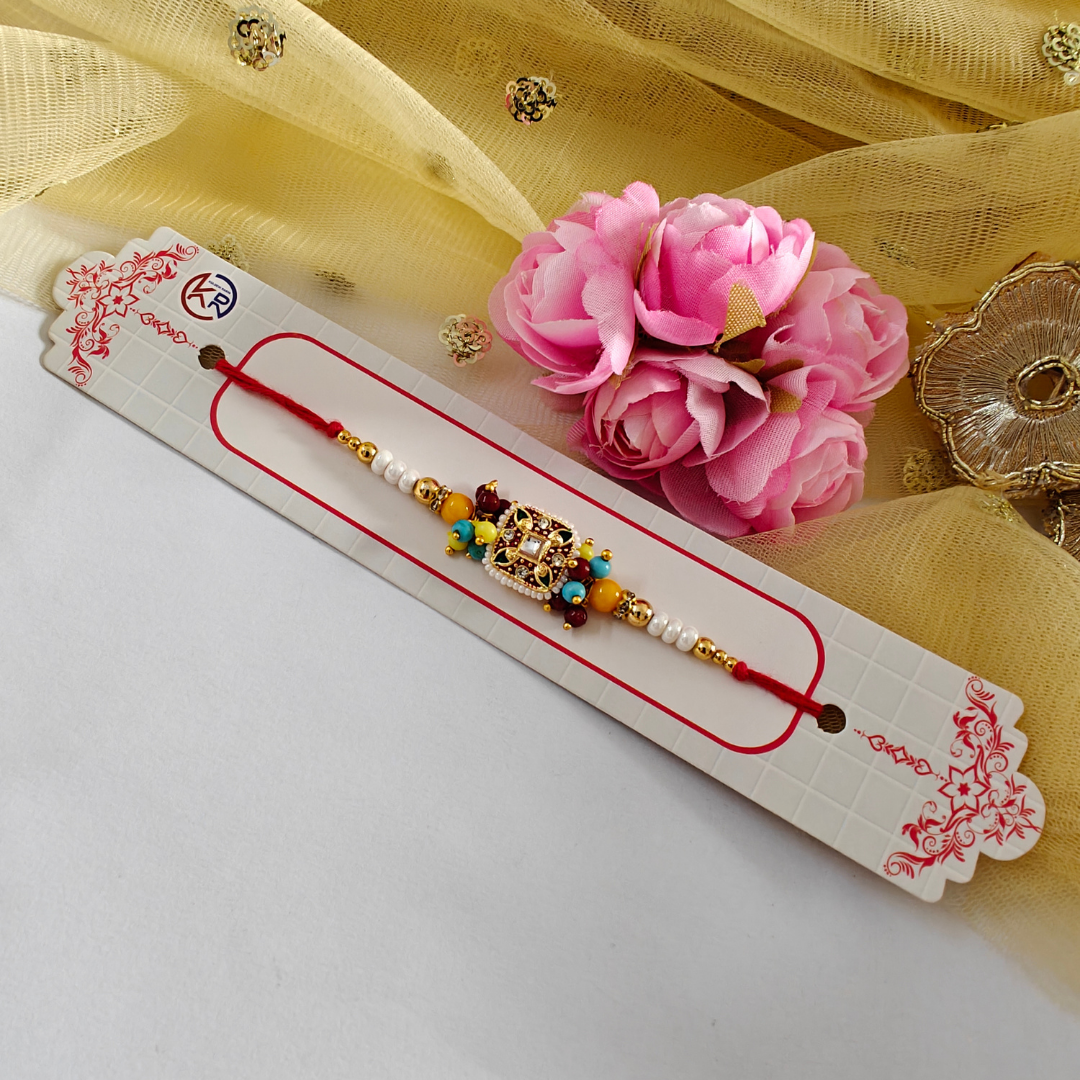 RAKHI - Kundan Charm Set of 1 (RK007)