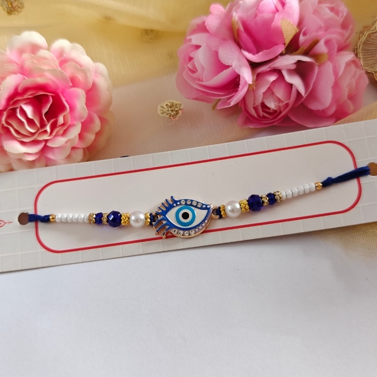 RAKHI - Nazar Battu (EYE) Metal Charm Set of 1 (RK011)