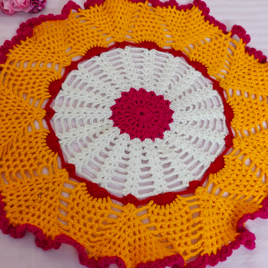 Agni Pushpa Traditional Handmade Thal Posh (Set of 1)