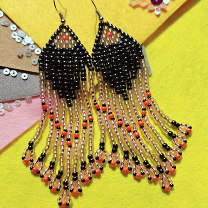 PINK ORANGE GREY DANGLERS