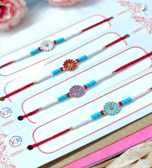 KIDS RAKHI - Multi Flower Combo