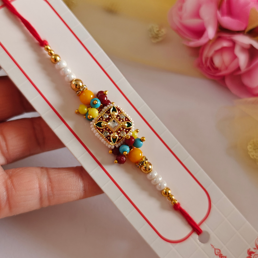 RAKHI - Kundan Charm Set of 1 (RK007)