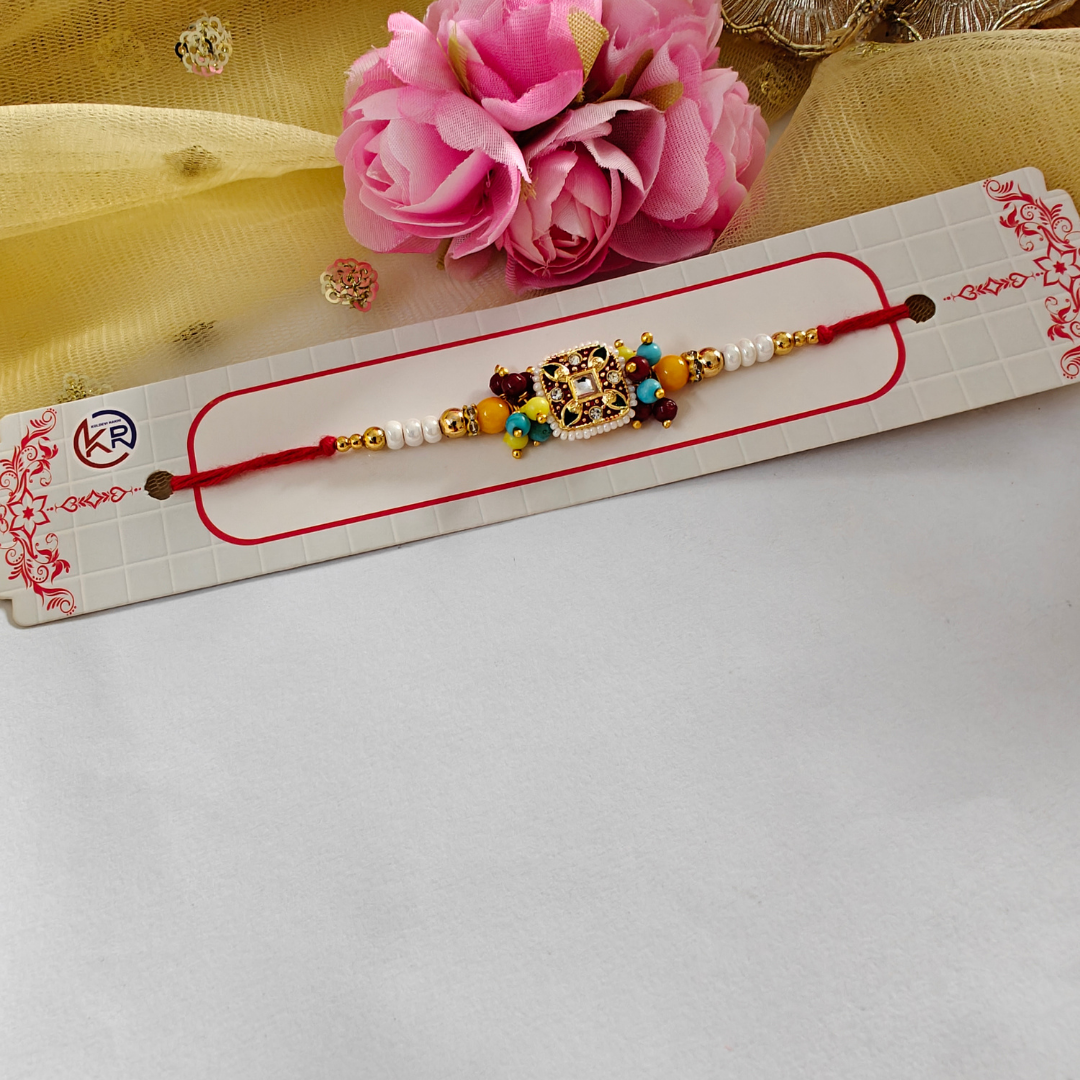 RAKHI - Kundan Charm Set of 1 (RK007)